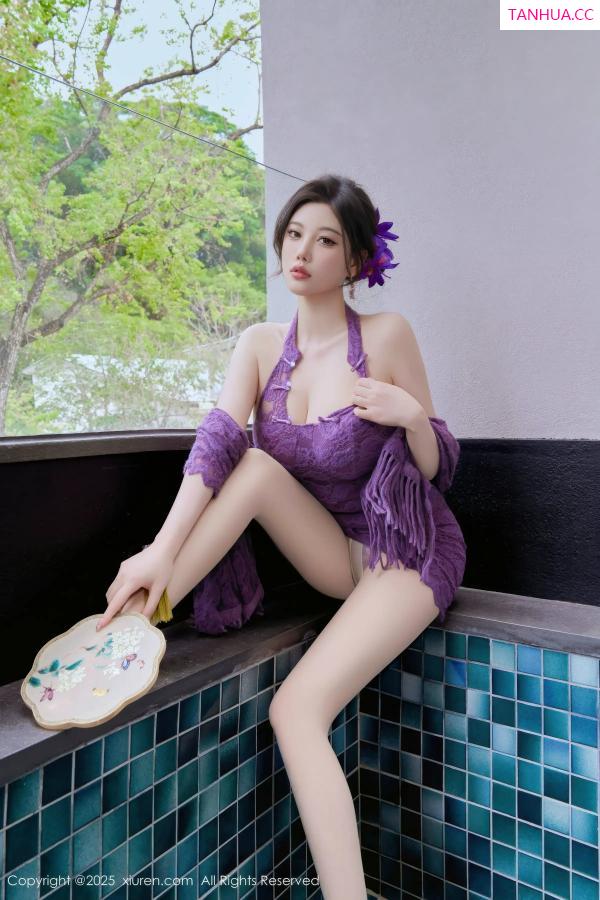杨晨晨 sugar小甜心CC [XiuRen]高清写真图 2025.12.31 No.11187 杨晨晨 紫色蕾丝第18张图片